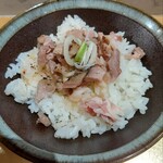 らーめんこはく堂 - ミニ塩レモン豚丼