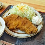 Tonkatsu Sanjou - ロースカツ定食(中)