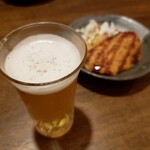 都夢 - ビール＆お通し