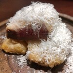 イル アオヤマ - ●フリットミスト、アジ、ハモ