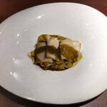 イル アオヤマ - ●黒アワビのパスタ、肝ソース