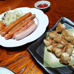 季さく - ウインナー盛り　串