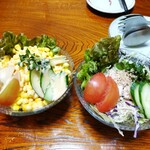 季さく - コーンサラダ　ツナサラダ