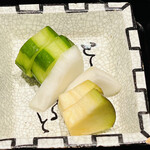 蓬左茶寮 - 漬物