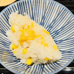 蓬左茶寮 - とうもろこしご飯