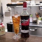 トリワイン ＰＩＫＯＳＨＨＨＵ - チンザノロッソのソーダ割り