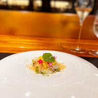 WINE食堂 緒乃 - 旬の魚介 サラダ仕立て 自家製鯛の子のカラスミ