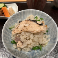 分とく山 - トキシラズと万願寺唐辛子の炊き込みご飯