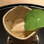 Oryouri Katsushi - 毛蟹と焼き茄子の蒸物