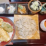 くるみ庵 - 6種盛り天丼セット