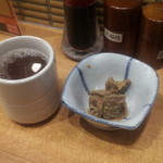 Gyuutan Sumiyaki Rikyuu - お茶＆お通し