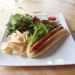 ガーデンカフェ フォーリア - ホットドッグおいしかった♪