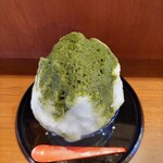 ひょうたんかふぇ - 抹茶かき氷