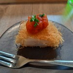 FAON - ホタテのトマトソースがけ