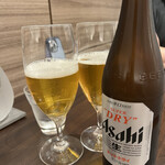 創作麺工房 鳴龍 - 瓶ビール　500円