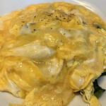 kitchen俊貴 - ほうれん草と玉子のサラダ