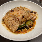 創作麺工房 鳴龍 - よだれ鶏　500円