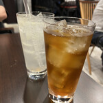 創作麺工房 鳴龍 - 生レモンサワーとウーロンハイ