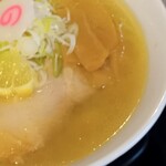 津軽煮干中華蕎麦 サムライブギー - 朝ラーメン（のだ塩・アップ）