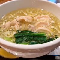 BISTRO CHINESE OSAWA - 蒸し鶏のせ塩麺