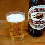 第一亭 - 「ビール」（キリンクラシックラガー中瓶、550円）
