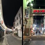 第一亭 - 人影まばらな野毛の街