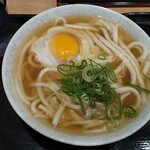 都そば - 月見うどん(350円)