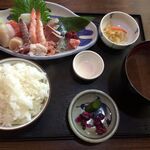 平の食堂 - お刺身盛り合わせ定食　竹1,240円(税抜2016年)平の食堂,食彩品館.jp撮影,