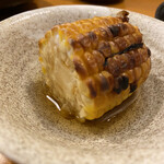 ぬる燗 - とうもろこし焼き浸し