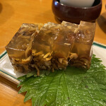 ぬる燗 - 木の芽煮凝り