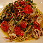 エル・バウ・デコラシオン - ヒイカとおかひじきのパスタ