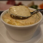 洋風酒場Toy - 海老のフラン、冷製、濃厚な海老味、熱い夏に良い感じ♡(2022年6月)