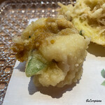 日本料理 旬菜和田 - 鱧と海胆の包み揚げ