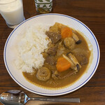 ツルヤ - 初日のカレー。完成^ ^トガッてます。一回冷ましてからの方が美味しいが、僕のカレーは美味しい^ ^