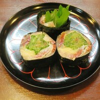 鮨かしわ - 鰯の明太胡瓜巻