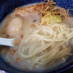 塩そば専門店 桑ばら - 冷やし鶏白湯つけそば