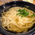 うどん 慎 - 【再々訪】釜かけ(600円)+大盛(無料)