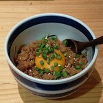 鳥megu - 〆のそぼろ丼（お茶碗サイズ）