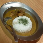 鳥megu - 〆のココナッツチキンカレー