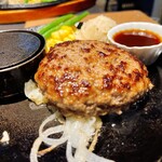 やながわ精肉店 - 和牛ハンバーグ(シングル、特製ステーキソース)_餃子¥1,280