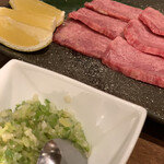 焼肉ホルモン 青一 - ネギを別に注文