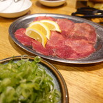 酒肴焼肉　かがり火 - ねぎタン塩ダレ