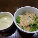 JAI HIND - サラダ/スープ（チーズナンセット）