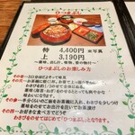 鰻料理　うな富 - メニュー②