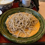 蕎麦と料理 あふひ - 二八蕎麦（丸抜き挽きぐるみ微粉）キタワセ＋常陸秋そば