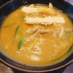 げんき家 - カレーうどん　トッピングにちくわ天