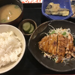 喜楽屋 - 料理写真:「豚スタミナ焼定食」。