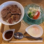 SARA"S terrace Arraiya - 上州牛ロース丼（サラダ付）