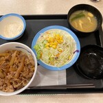 松屋 - 牛めし並生野菜セット