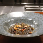 IZA - 白イカの肝のリゾット